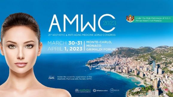 2023第21屆AMWC美容抗衰醫學大會 摩納哥 2023.3.31